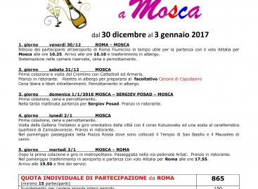 CAPODANNO A MOSCA