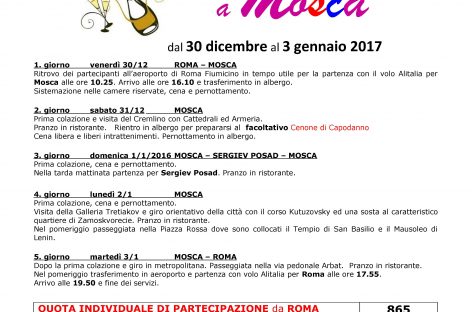 CAPODANNO A MOSCA