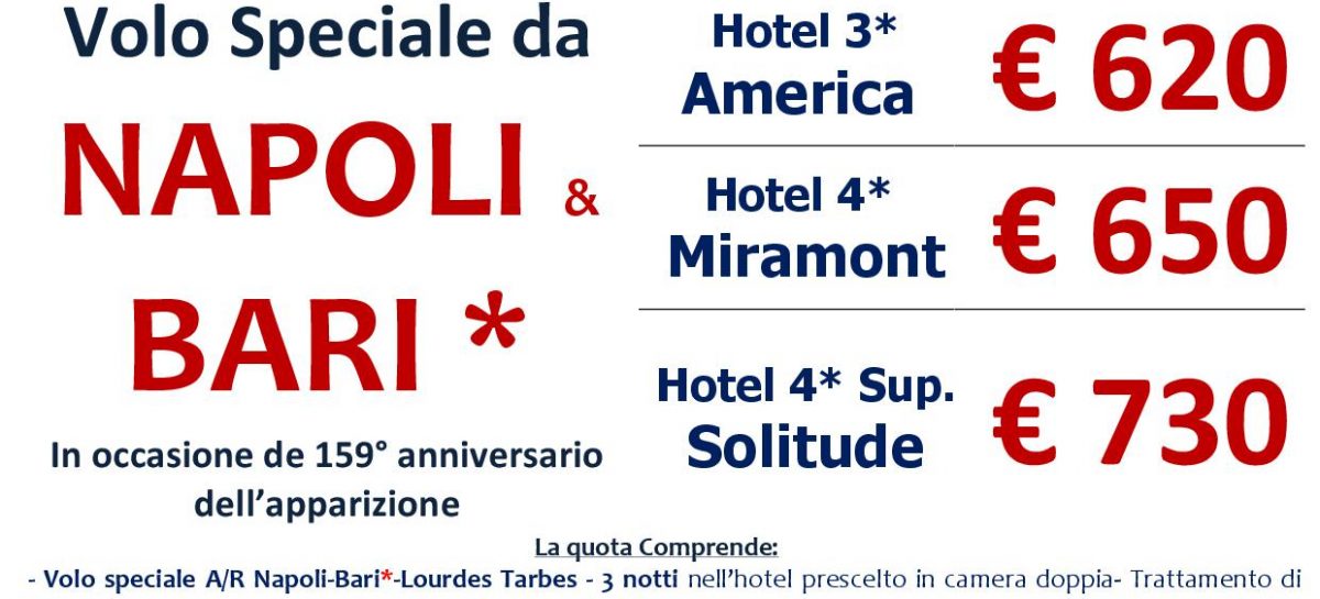 Lourdes  Anniversario apparizione