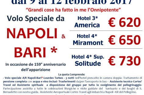 Lourdes  Anniversario apparizione