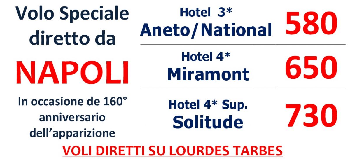 LOURDES SPECIALE ANNIVERSARIO APPARIZIONE