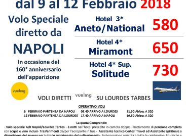 Lourdes da Napoli 9-12 febbraio