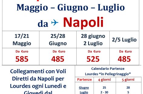 Speciale maggio-giugno a Lourdes