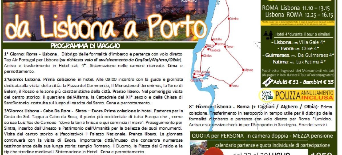 TOUR DEL PORTOGALLO