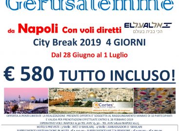 City break a Gerusalemme e Tel Aviv da Napoli