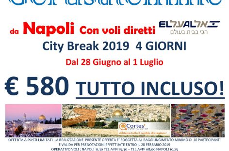 City break a Gerusalemme e Tel Aviv da Napoli