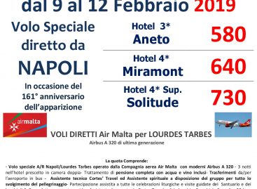 Lourdes da Napoli 9-12 febbraio