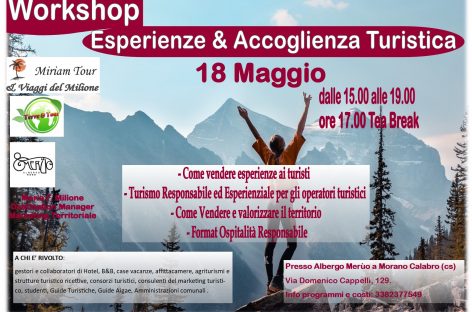 WORKSHOP ESPERIENZE & ACCOGLIENZA TURISTICA