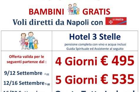 Last second Lourdes… e i bambini gratis