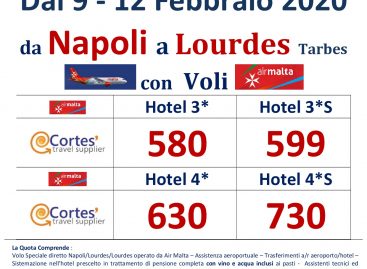 Lourdes da Napoli 9-12 febbraio