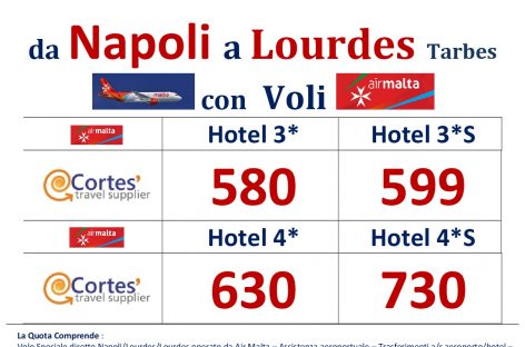 Lourdes da Napoli 9-12 febbraio