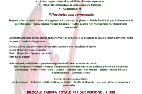 Mostra del Chianti – tariffa per due persone