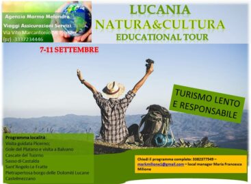 Marmo Melandro viaggi lancia “Lucania Natura e Cultura”