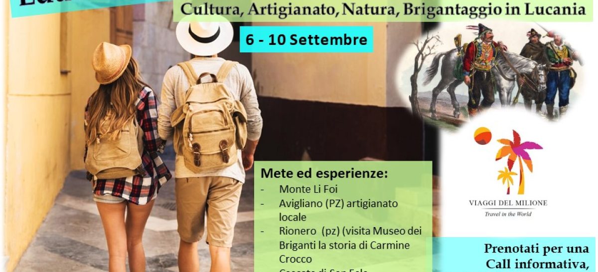 VIAGGIO ESPERIENZIALE IN BASILICATA – EDUCATIONAL TOUR